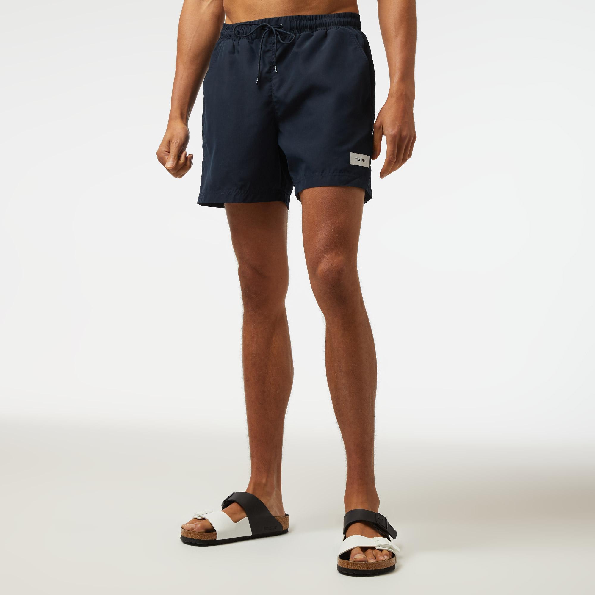 Tommy Hilfiger Medium Drawstring Label Erkek Lacivert Mayo Şort