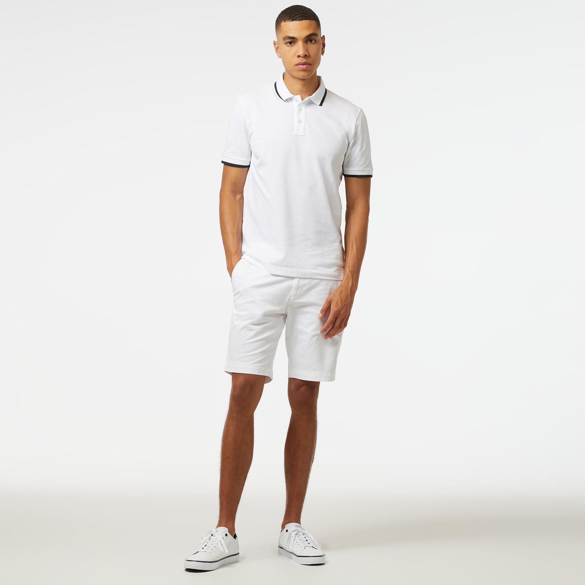 Boss Slice Erkek Beyaz Şort