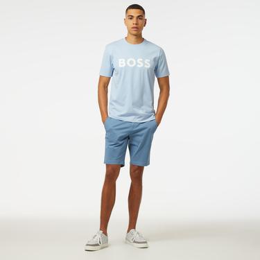  Boss Tiburt 354 Erkek Mavi T-Shirt