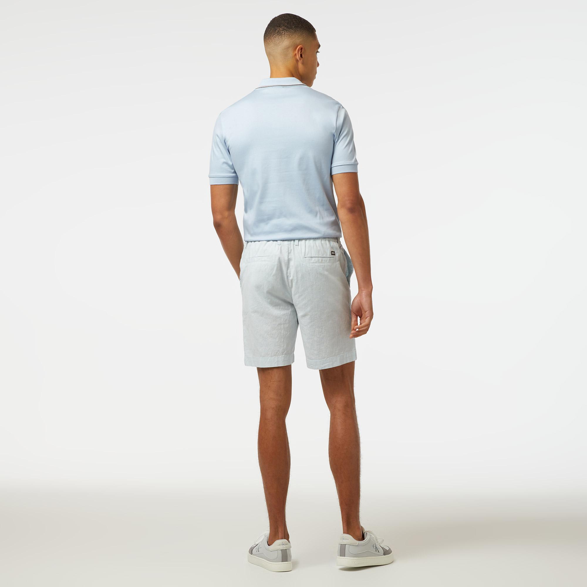 Boss Kane-Ds-Shorts Erkek Mavi Şort