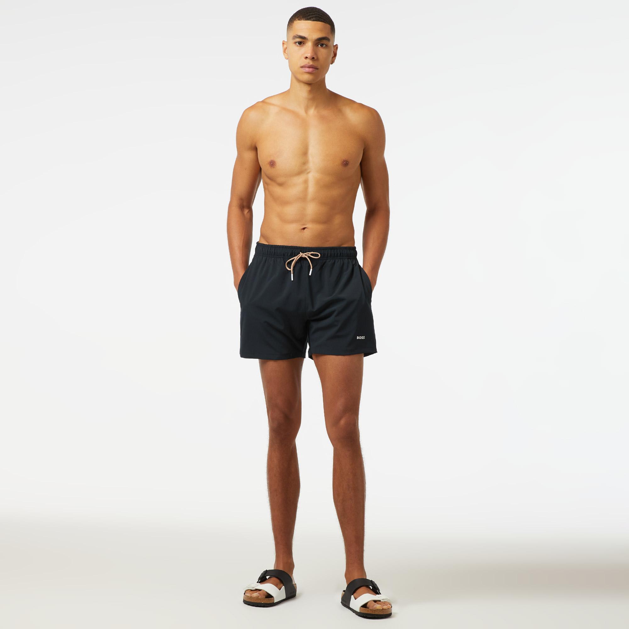 Boss Tio Erkek Siyah Mayo Şort