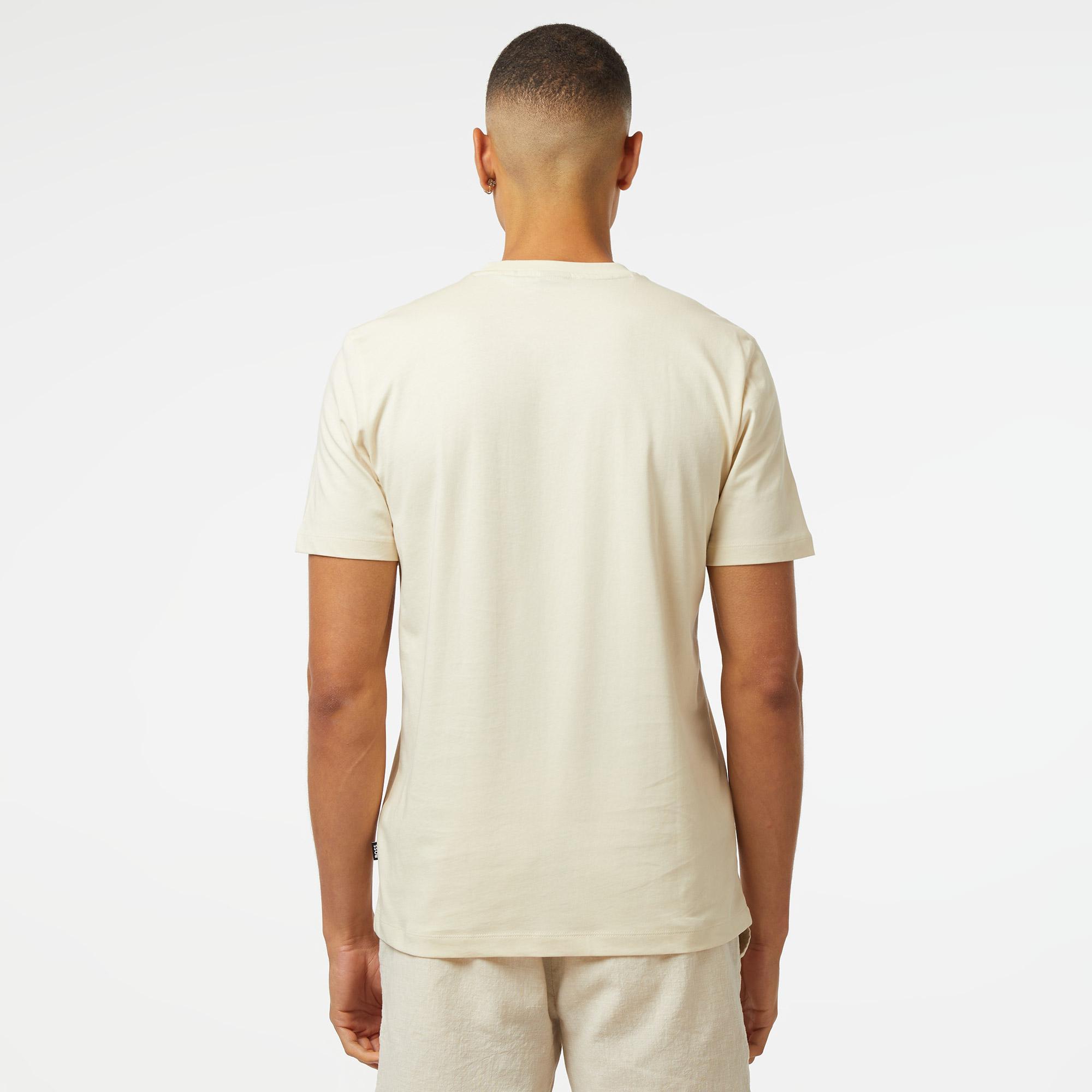 Boss Thompson 01 Erkek Krem T-Shirt