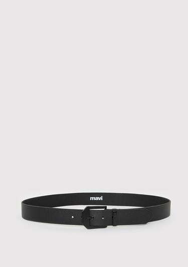  Mavi Siyah Deri Kemer 0911647-900