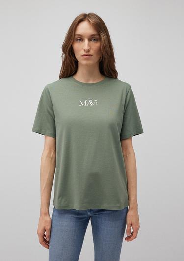  Mavi Mavi Logo Baskılı Yeşil Tişört Regular Fit / Normal Kesim 1611594-81976