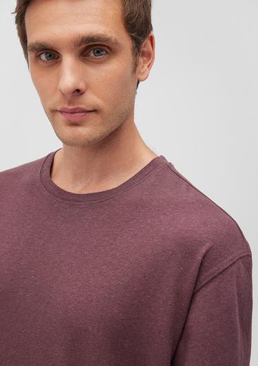  Mavi Kahverengi Basic Tişört Loose Fit / Bol Rahat Kesim 0612228-70260