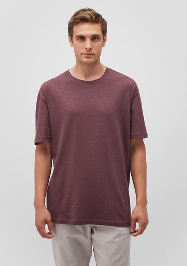  Mavi Kahverengi Basic Tişört Loose Fit / Bol Rahat Kesim 0612228-70260