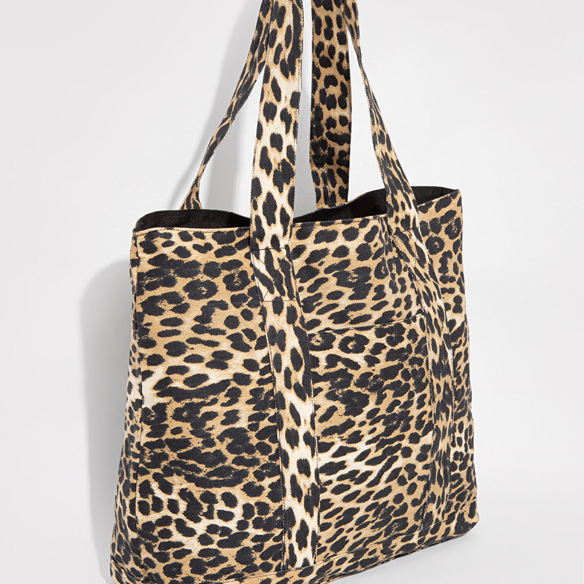 Mavi Leopar Baskılı Çanta 1913022-26823