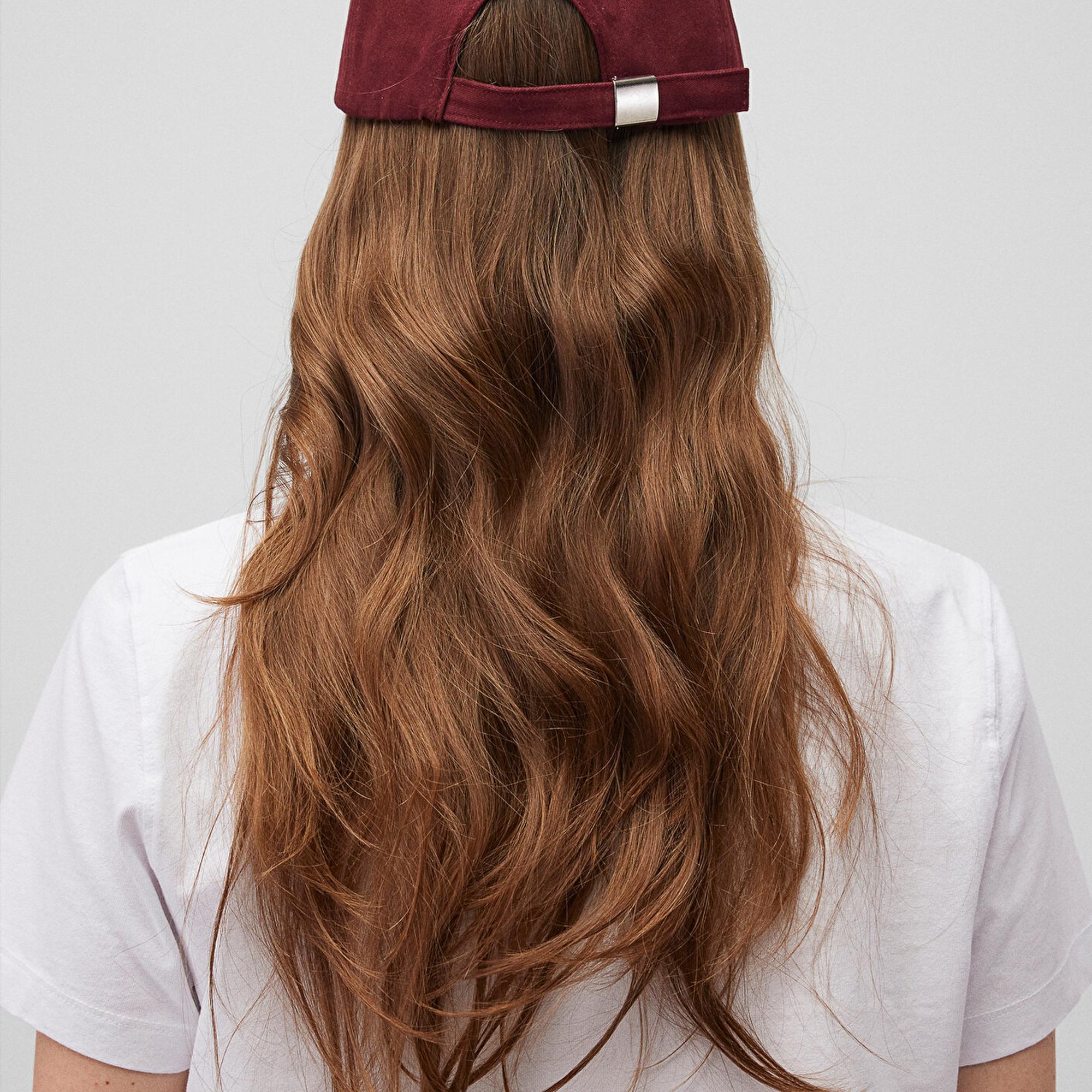 Mavi M Logo Detaylı Bordo Şapka 1912255-82051