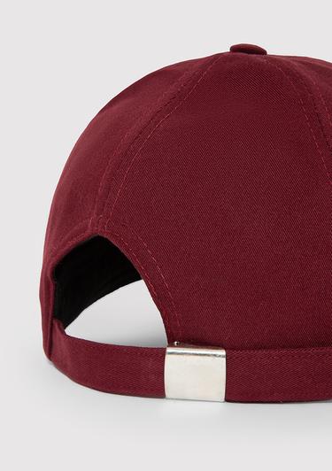  Mavi M Logo Detaylı Bordo Şapka 1912255-82051