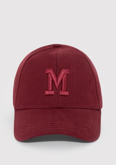  Mavi M Logo Detaylı Bordo Şapka 1912255-82051