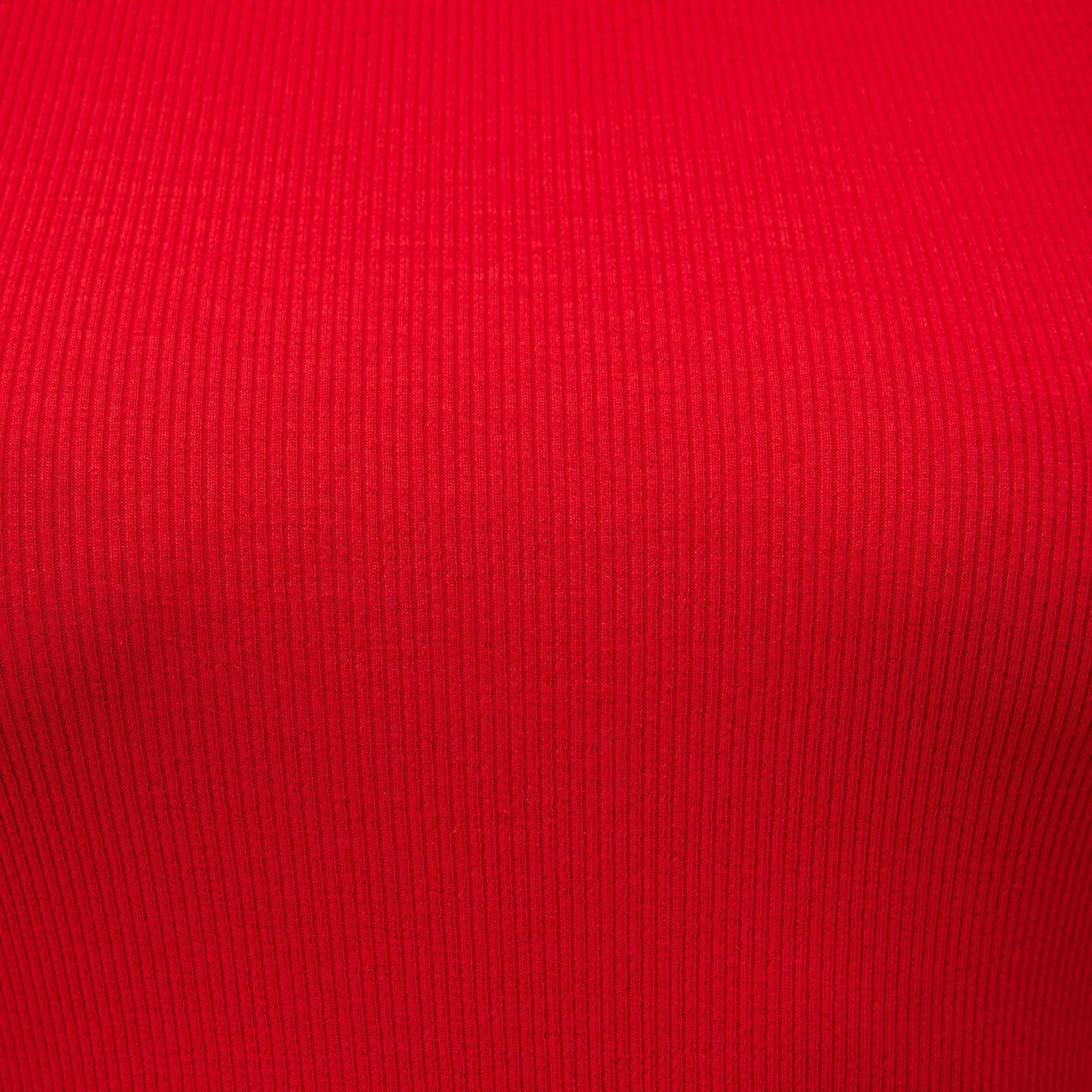 Mavi Halter Yaka Krımızı Basic Atlet Slim Fit / Dar Kesim 1612462-70467