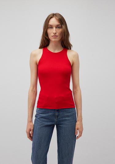  Mavi Halter Yaka Krımızı Basic Atlet Slim Fit / Dar Kesim 1612462-70467