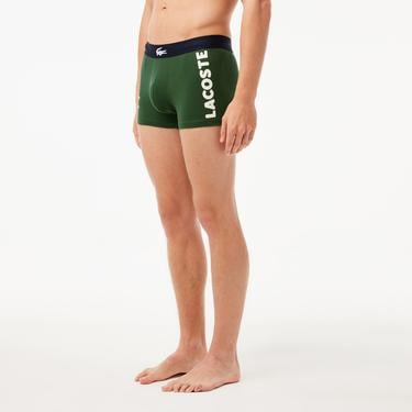  Lacoste Erkek 3'lü Renkli Boxer