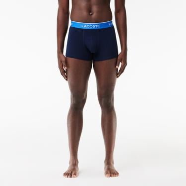  Lacoste Erkek 3'lü Lacivert Boxer