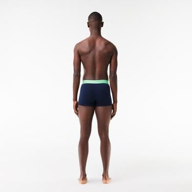  Lacoste Erkek 3'lü Lacivert Boxer