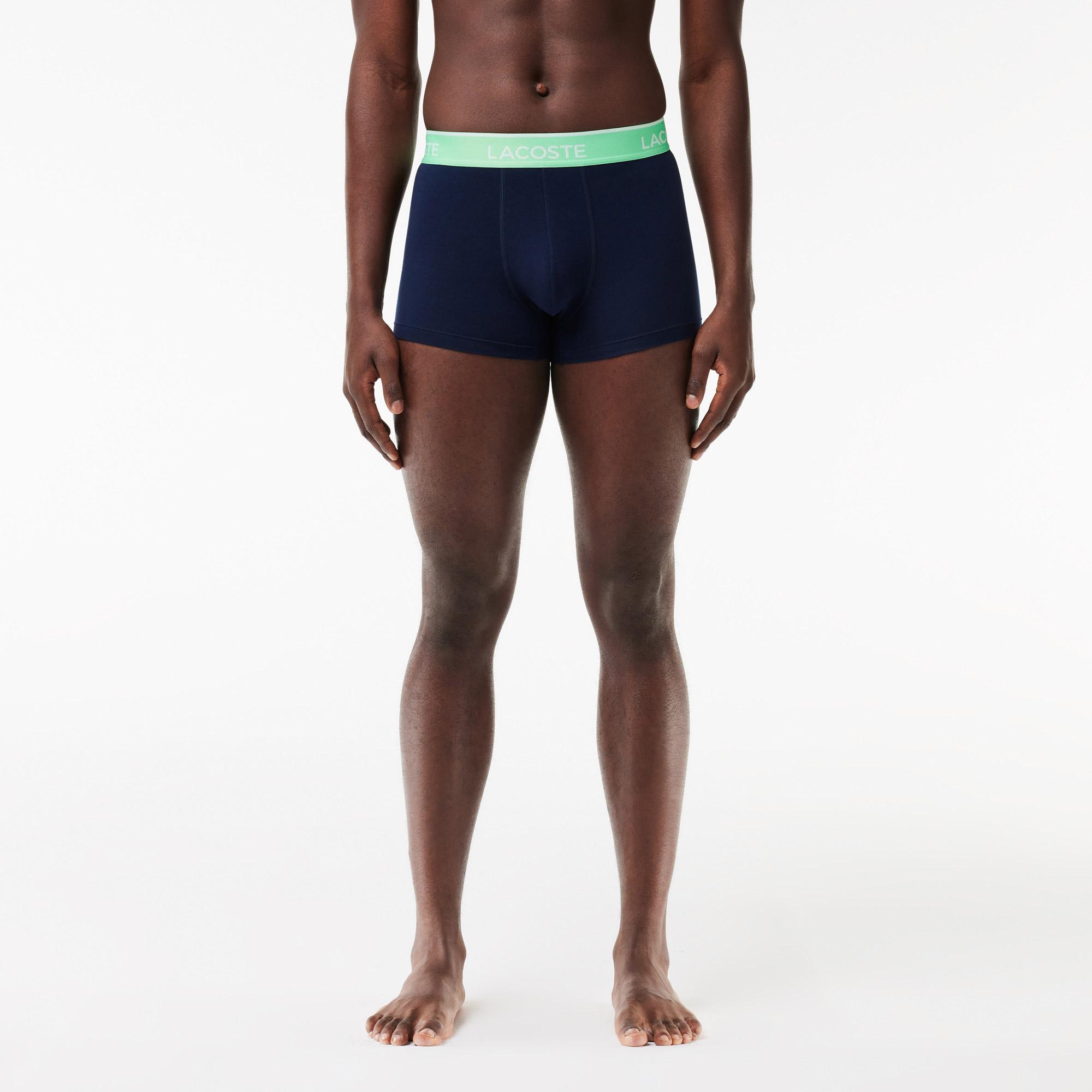 Lacoste Erkek 3'lü Lacivert Boxer
