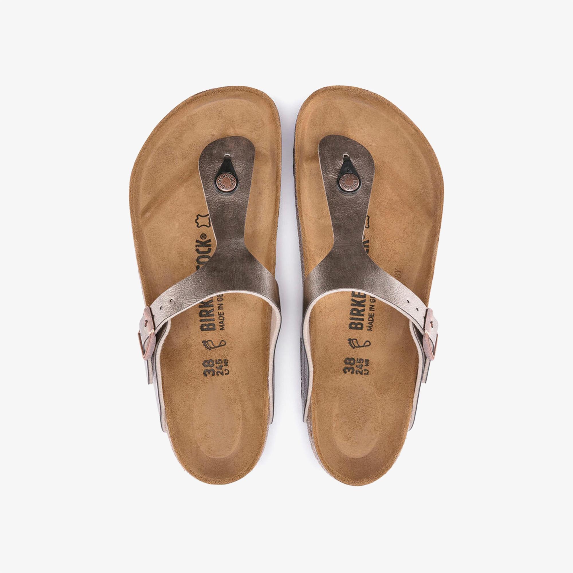 Birkenstock Gizeh Birken-Flor Graceful Kadın Bej Terlik