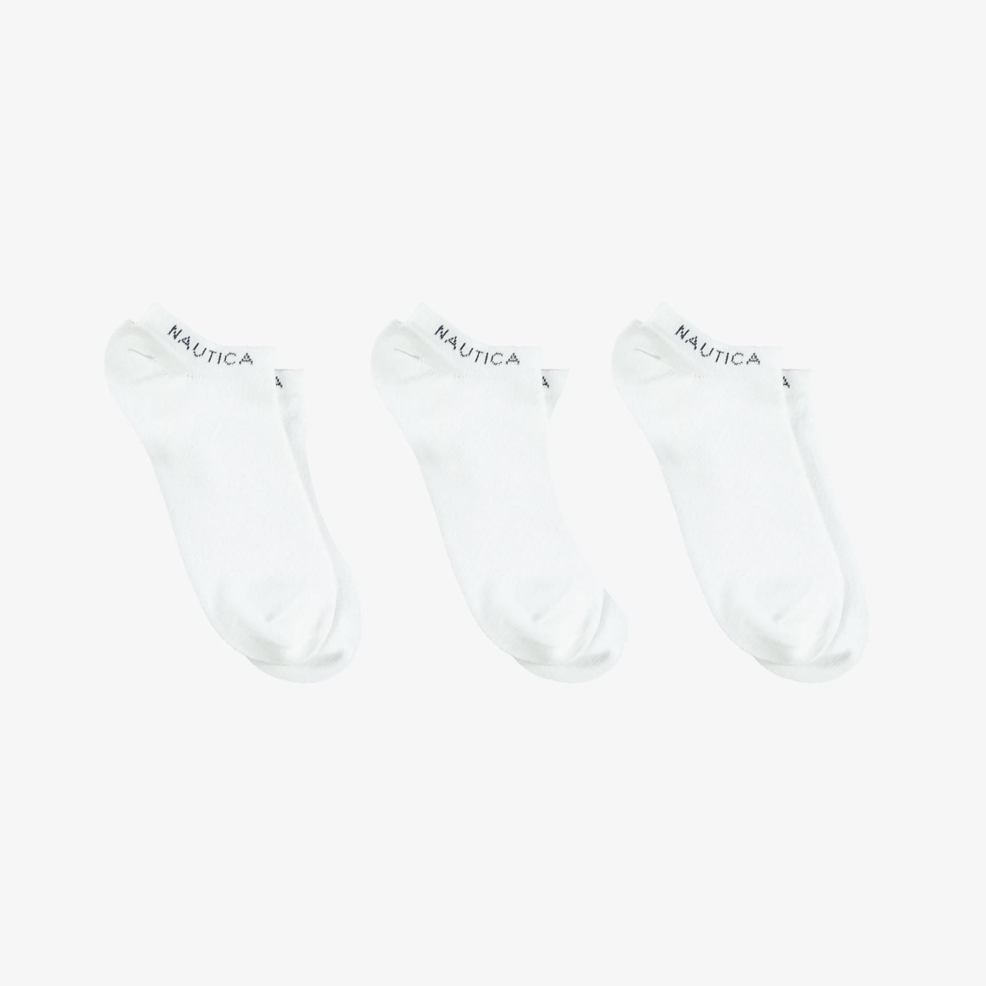 Nautica Erkek Beyaz 3Lü Çorap