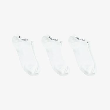  Nautica Erkek Beyaz 3Lü Çorap