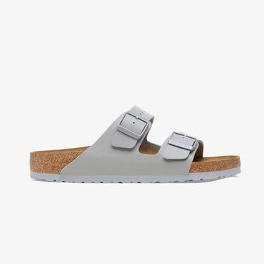  Birkenstock Arizona Bf Saffiano Erkek Gri Terlik