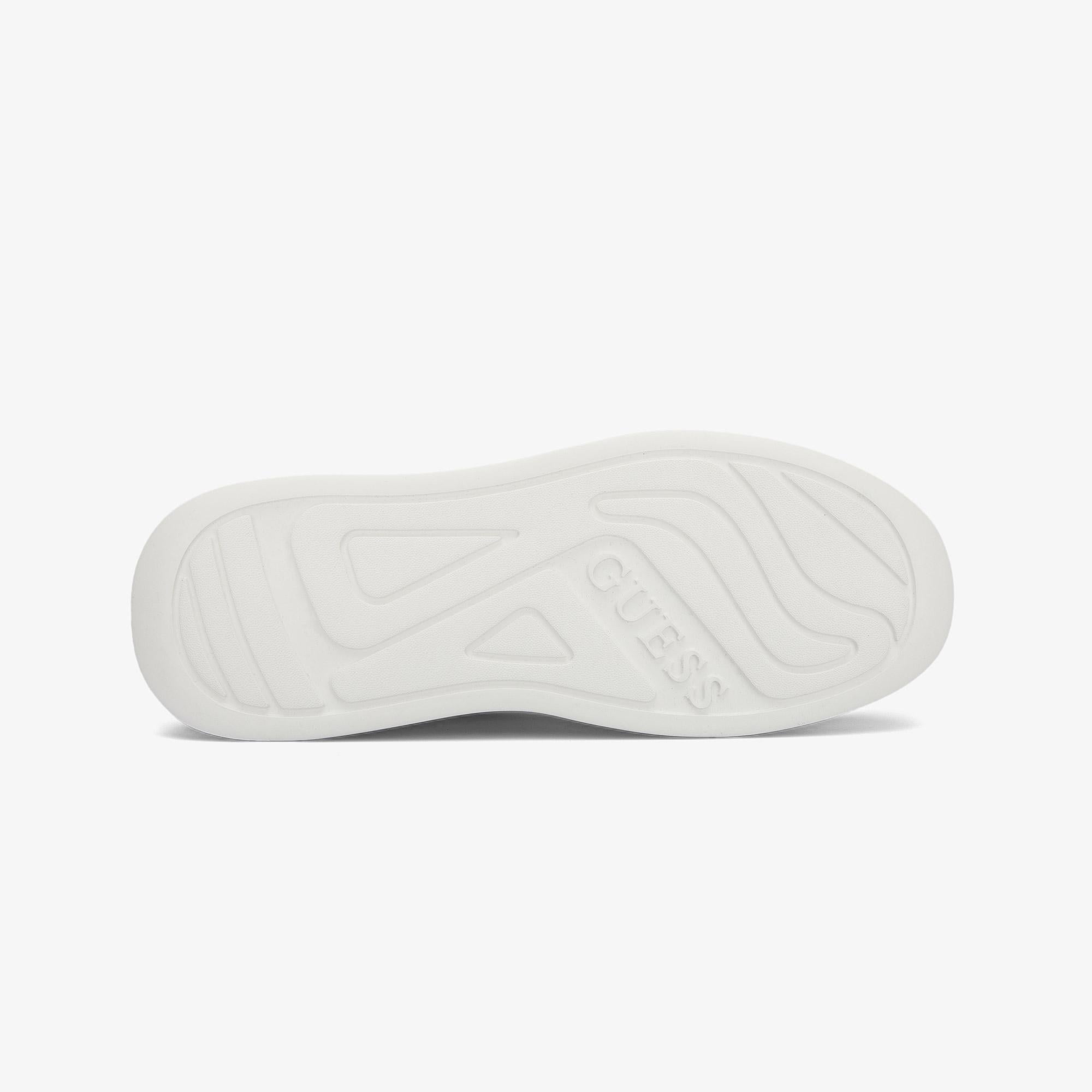 Guess Elba Leather Erkek Beyaz Sneaker