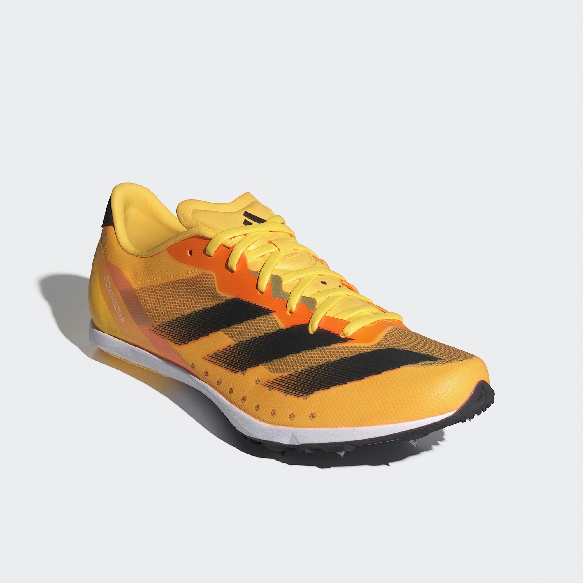 Adidas Adizero Distancensar Erkek Turuncu Çivili Koşu Ayakkabısı