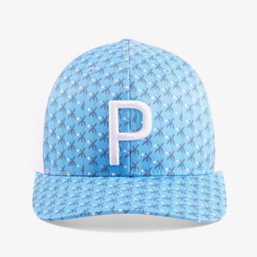  Puma Golf Pins & Palms Trucker P  Unisex Mavi Şapka