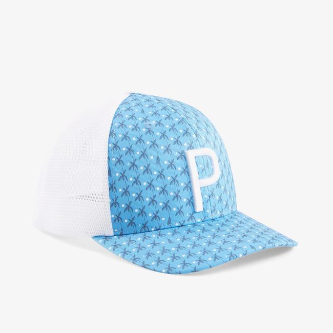  Puma Golf Pins & Palms Trucker P  Unisex Mavi Şapka