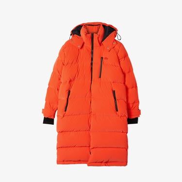  Kadın Kapüşonlu Kapitone Mavi Mont