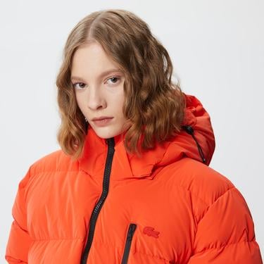  Kadın Kapüşonlu Kapitone Mavi Mont