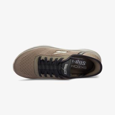  Skechers Slip-Ins GOwalk 7 Erkek Kahverengi Yürüyüş Ayakkabısı