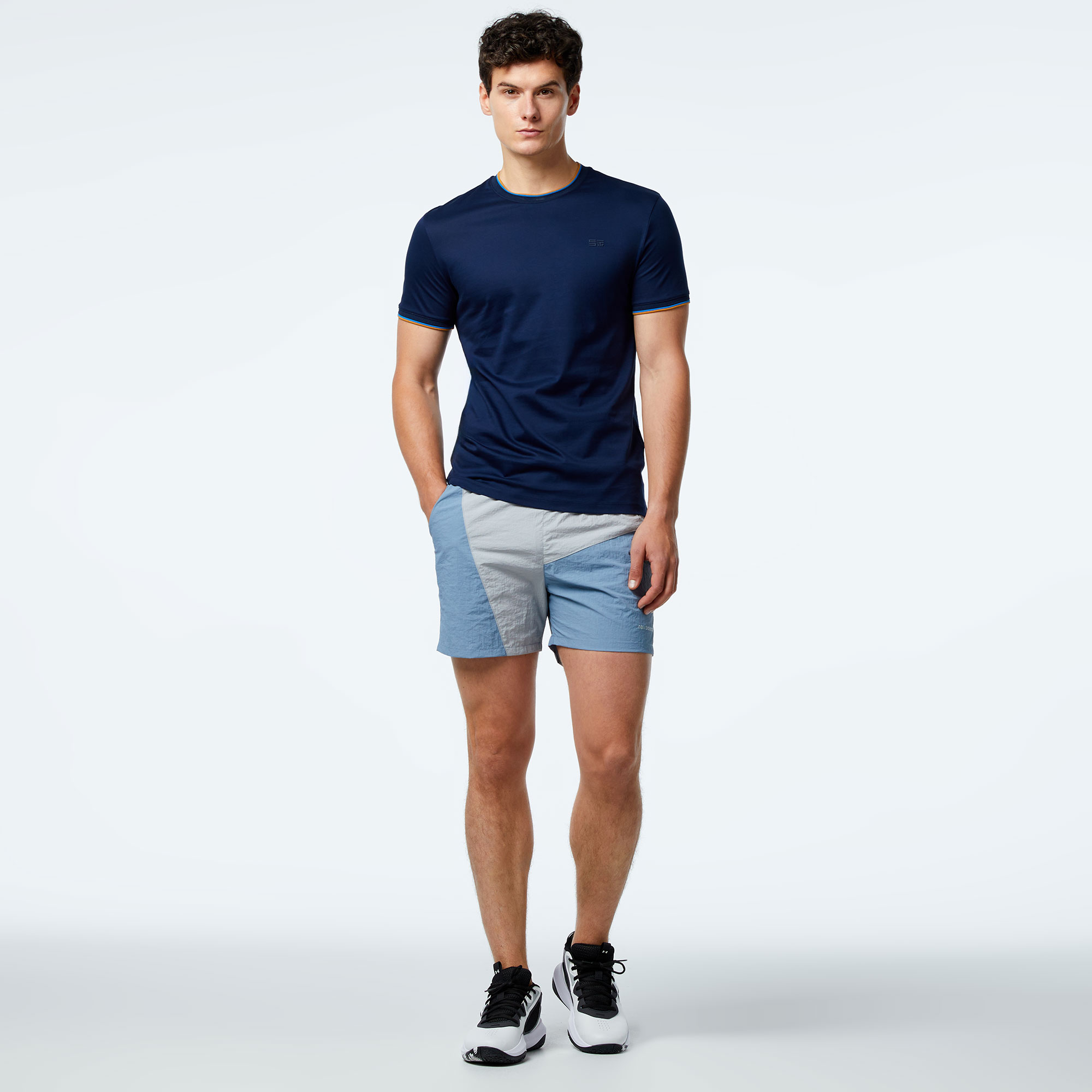  New Balance Erkek Mavi Günlük Şort