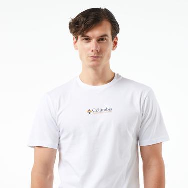  Columbia Csc Retro Erkek Beyaz T-Shirt