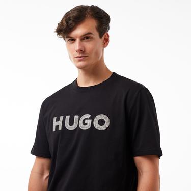  Hugo Drochet Erkek Siyah T-Shirt
