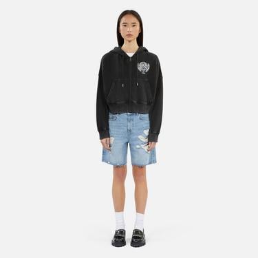  KADIN SİYAH SWEATSHIRT