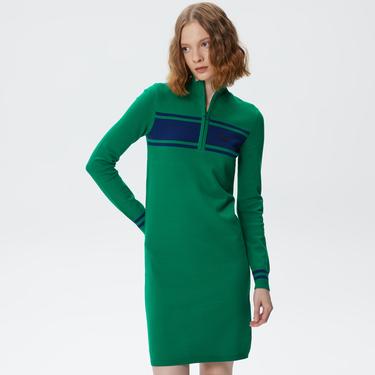 Lacoste Kadın Yeşil Elbise
