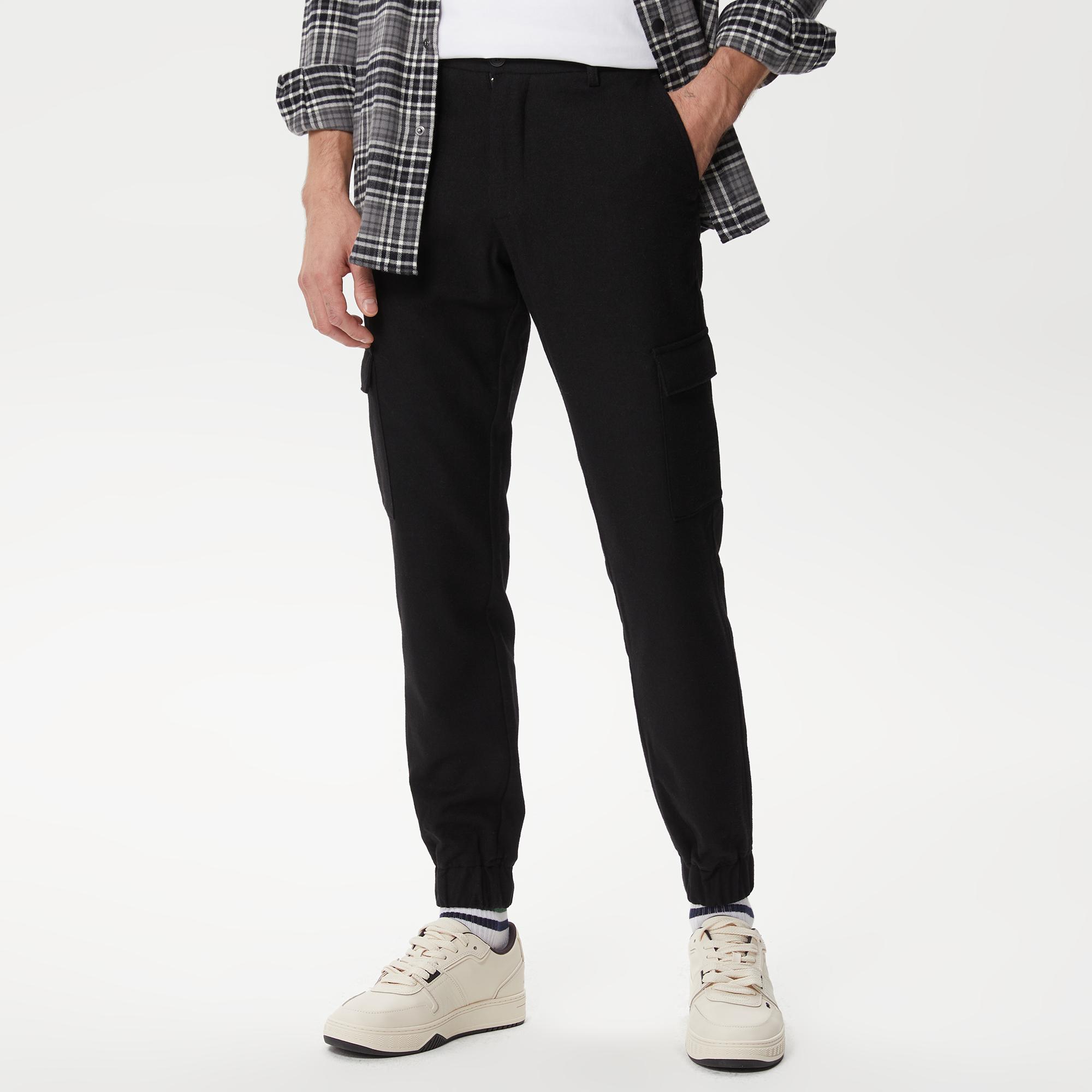 Lacoste Erkek Siyah Pantolon