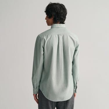  GANT Erkek Yeşil Regular Fit Düğmeli Yaka Oxford Gömlek