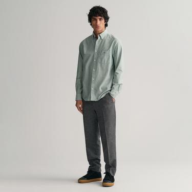  GANT Erkek Yeşil Regular Fit Düğmeli Yaka Oxford Gömlek