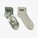 UNITED4 Unisex Gri 2'li Çorap