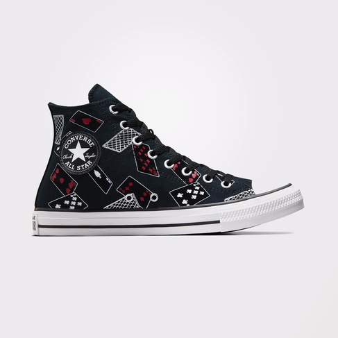 Converse Chuck Taylor All Star Cards Unisex Siyah Sneaker