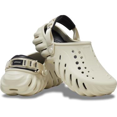 Crocs Echo Unisex Krem Terlik
