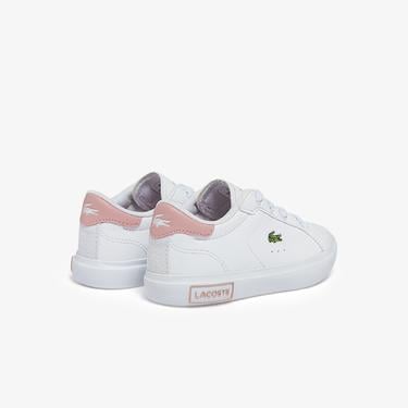  Lacoste POWERCOURT Bebek Beyaz Sneaker
