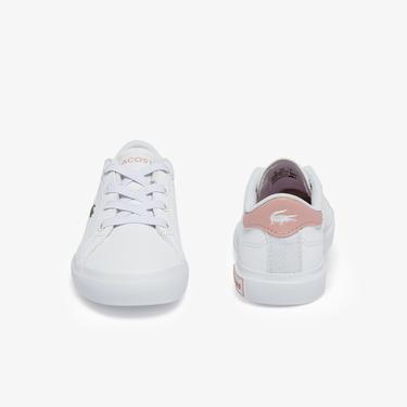  Lacoste POWERCOURT Bebek Beyaz Sneaker