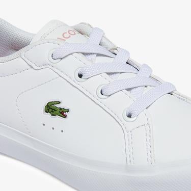  Lacoste POWERCOURT Bebek Beyaz Sneaker