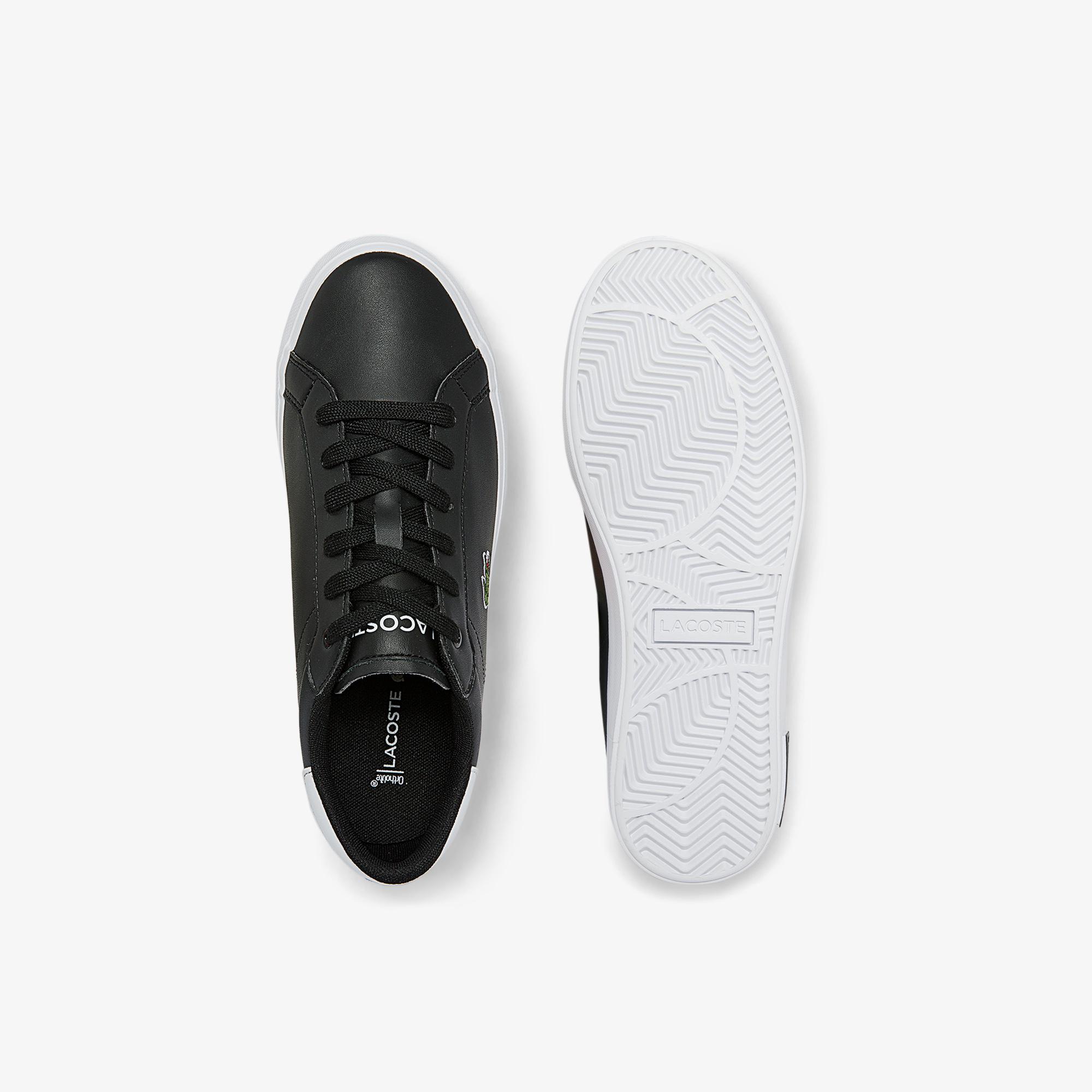 Lacoste Powercourt Çocuk Siyah Sneaker