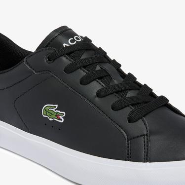  Lacoste Powercourt Çocuk Siyah Sneaker