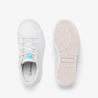 Lacoste Powercourt Çocuk Beyaz Spor Ayakkabı