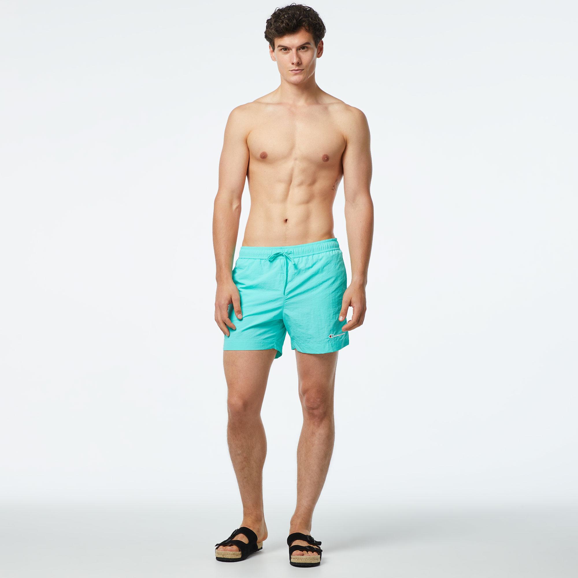 Champion Classic Erkek Mavi Deniz Şortu