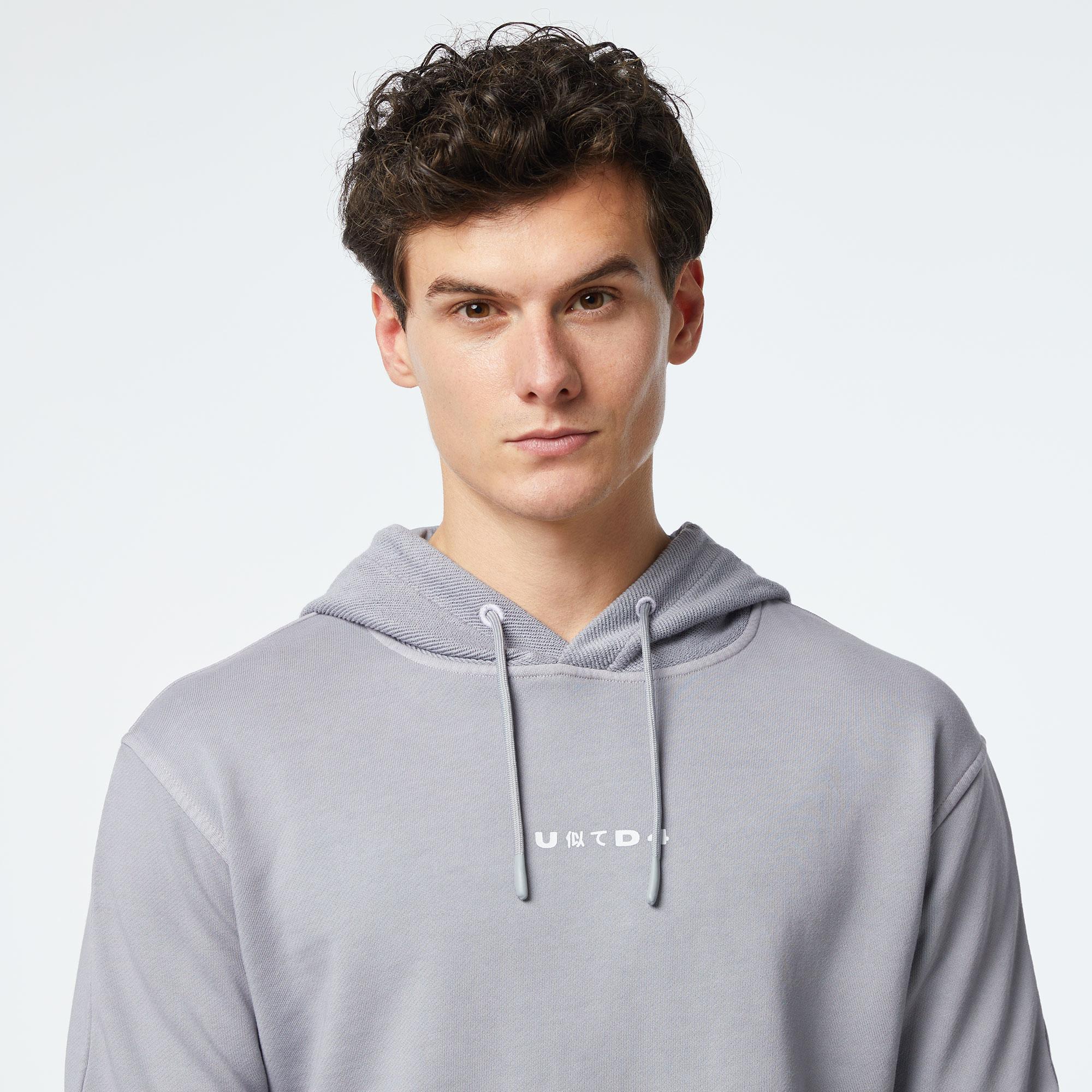 UNITED4 Classic Erkek Gri Sweatshirt